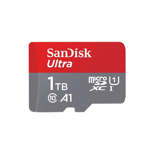 کارت حافظه microSDXC سن دیسک مدل SDSQUAC Ultra A1 کلاس 10 استاندارد UHS-I سرعت 150MBps ظرفیت 1 ترابایت