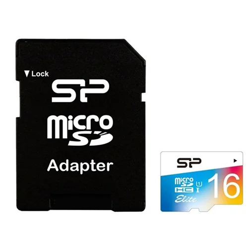 کارت حافظه microSDHC سیلیکون پاور مدل Color Elite C10 U1 16GB