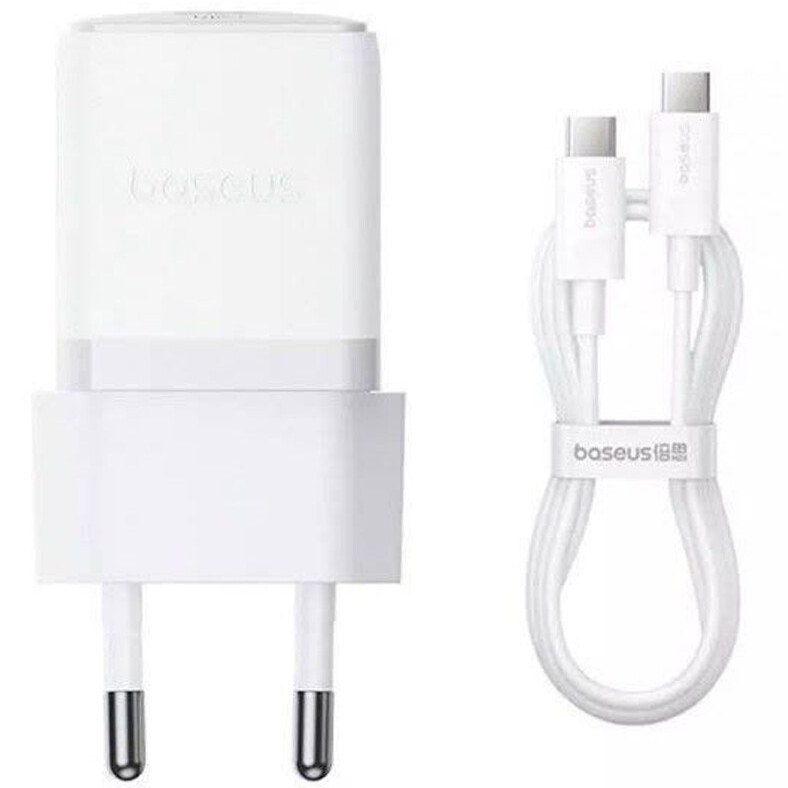 شارژر دیواری 30 وات بیسوس مدل Palm 30W به همراه کابل USB-C