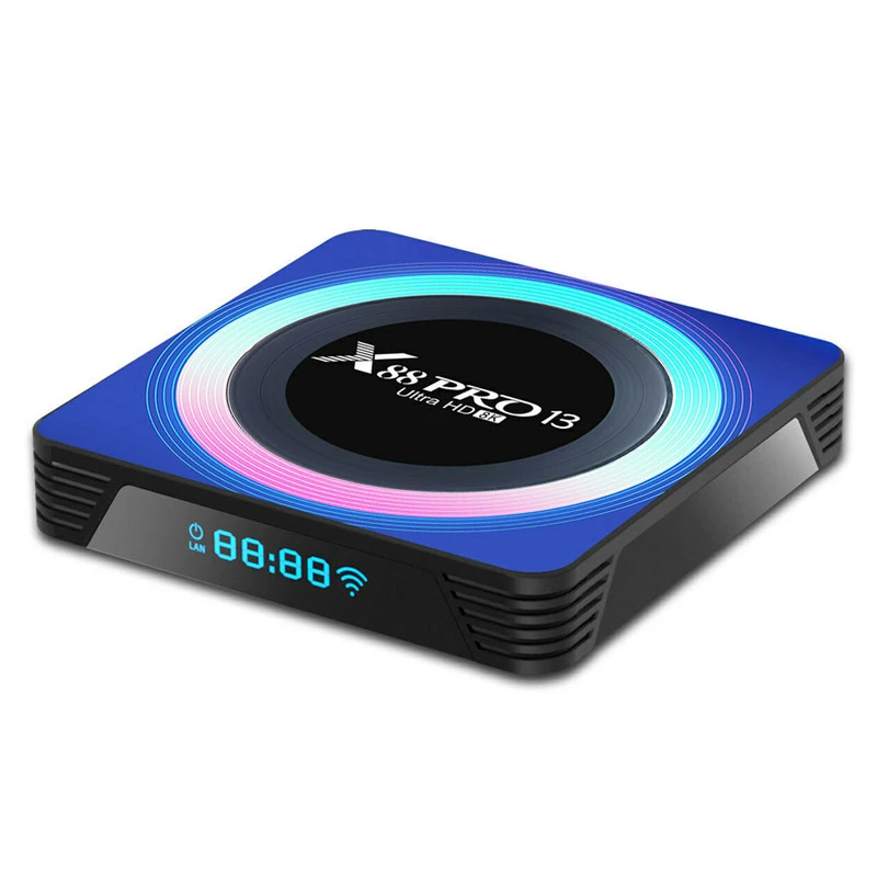 اندروید باکس X88 PRO 13 BLUE 4/64