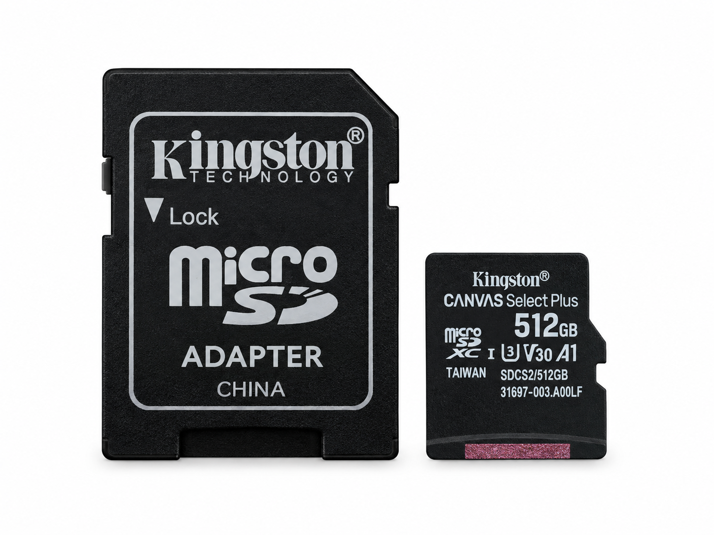 کارت حافظه microSD کینگ استون مدل SDCS3 ظرفیت 512GB به همراه آدابتور