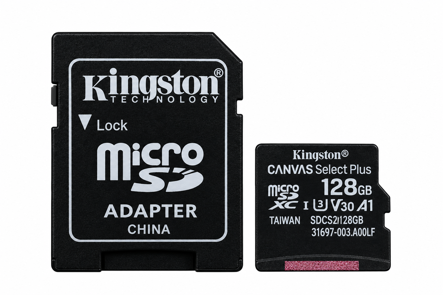 کارت حافظه microSD کینگستون مدل SDCS3 ظرفیت 128GB به همراه آدابتور
