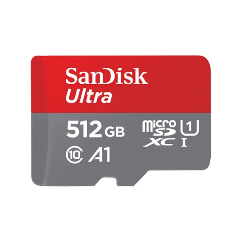 کارت حافظه microSDXC سن دیسک مدل SDSQUAC Ultra A1 کلاس 10 استاندارد UHS-I سرعت 150MBps ظرفیت 512 گیگابایت