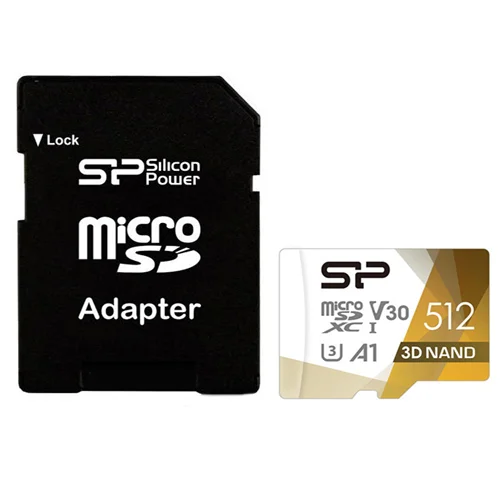 کارت حافظه microSDXC سیلیکون پاور مدل Superior pro C10 U3 V30ظرفیت 512GB