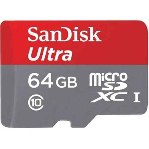 کارت حافظه سن دیسک microSDXC مدل Ultra SDSQUAB کلاس 10 استاندارد UHS-I A1 سرعت 140MBps ظرفیت 64گیگابایت