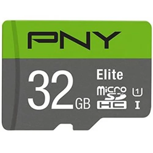 کارت حافظه microSDXC پی ان وای مدل Elite کلاس 10 استاندارد UHS-I U1 سرعت 100MBs ظرفیت 32 گیگابایت به همراه آداپتور SD