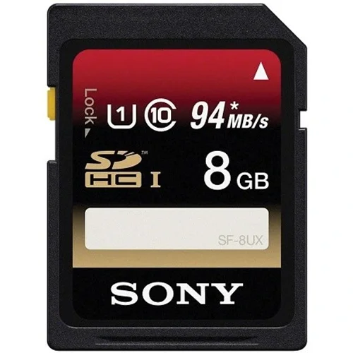 کارت حافظه SDHC سونی مدل 94MB C10 U1 ظرفیت 8GB
