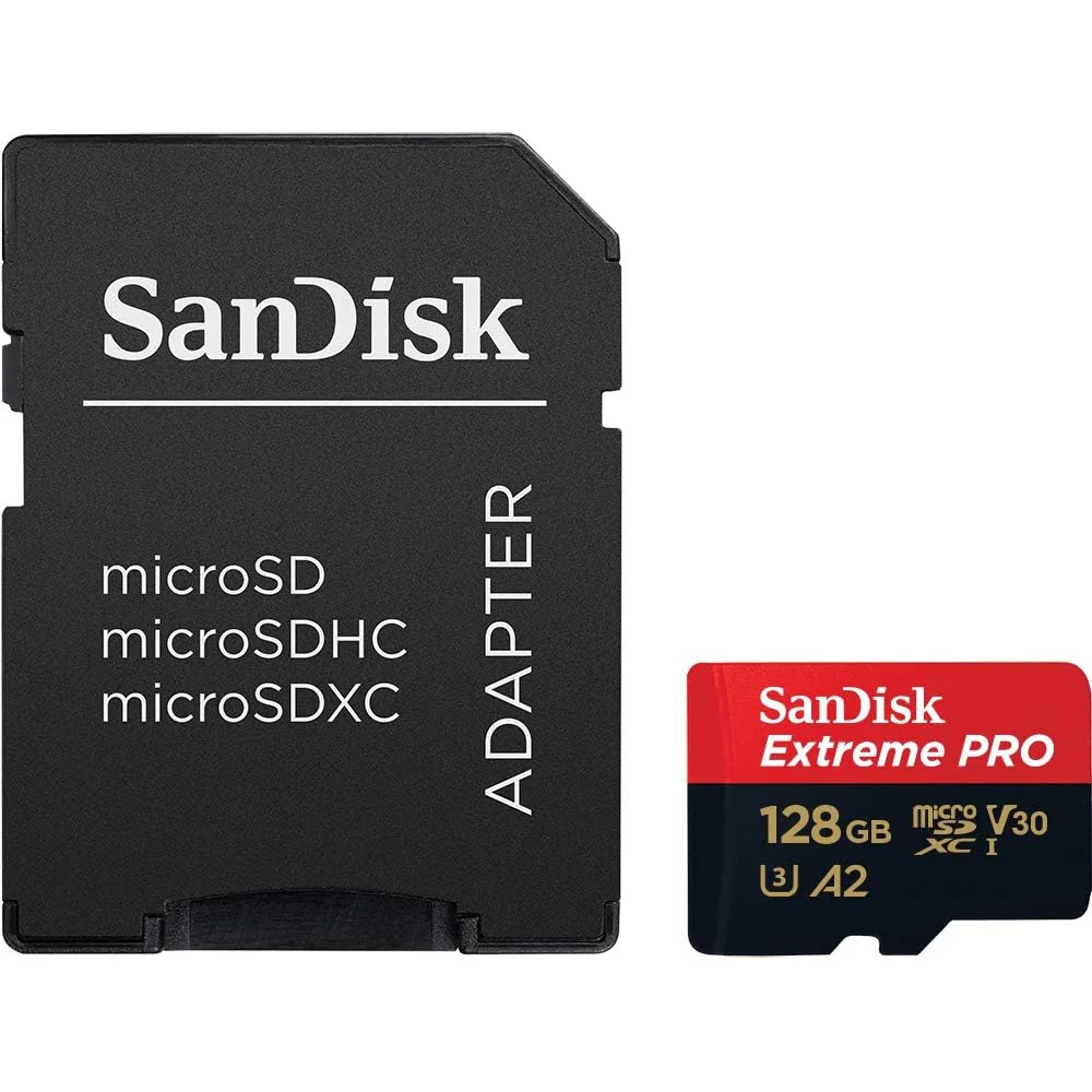کارت حافظه microSDXC سن دیسک مدل Extreme PRO کلاس A2 استاندارد UHS-I U3 سرعت 200MBs ظرفیت 128 گیگابایت