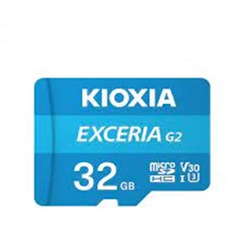 کارت حافظه میکرو کیوکسیا مدل EXCERIA G2 V30 U3 A1 100MB/s ظرفیت 32 گیگابایت