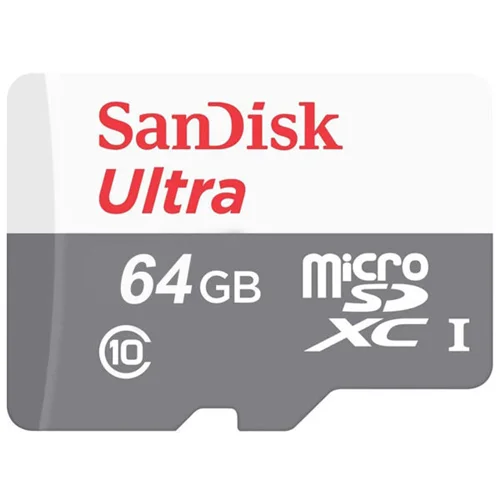 کارت حافظه سن دیسک MicroSDXC مدلSDSQUNR Ultra کلاس 10 استاندارد UHS-I سرعت 100MB ظرفیت 64 گیگابایت