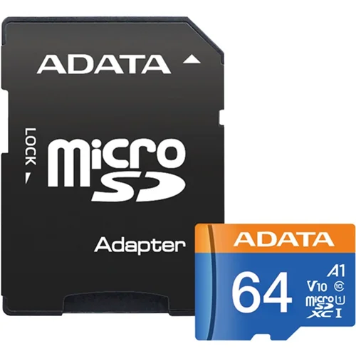 کارت حافظه microSDXC ای دیتا مدل C10 U1 100MB ظرفیت 64GB