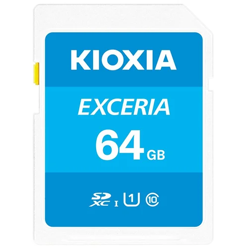 کارت حافظه SDXC کیوکسیا مدل EXCERIA کلاس 10 استاندارد UHS-I U1 سرعت 100MBps ظرفیت 64گیگابات
