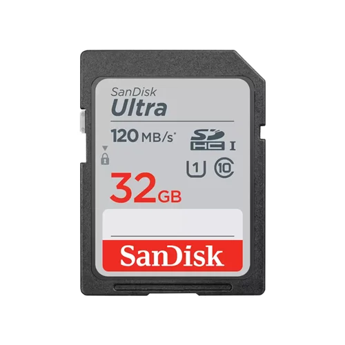 کارت حافظه SDHC سن دیسک مدل SDSDUN4 Ultra کلاس 10 استاندارد UHS-I U1 سرعت 120MB/s ظرفیت 32 گیگابایت