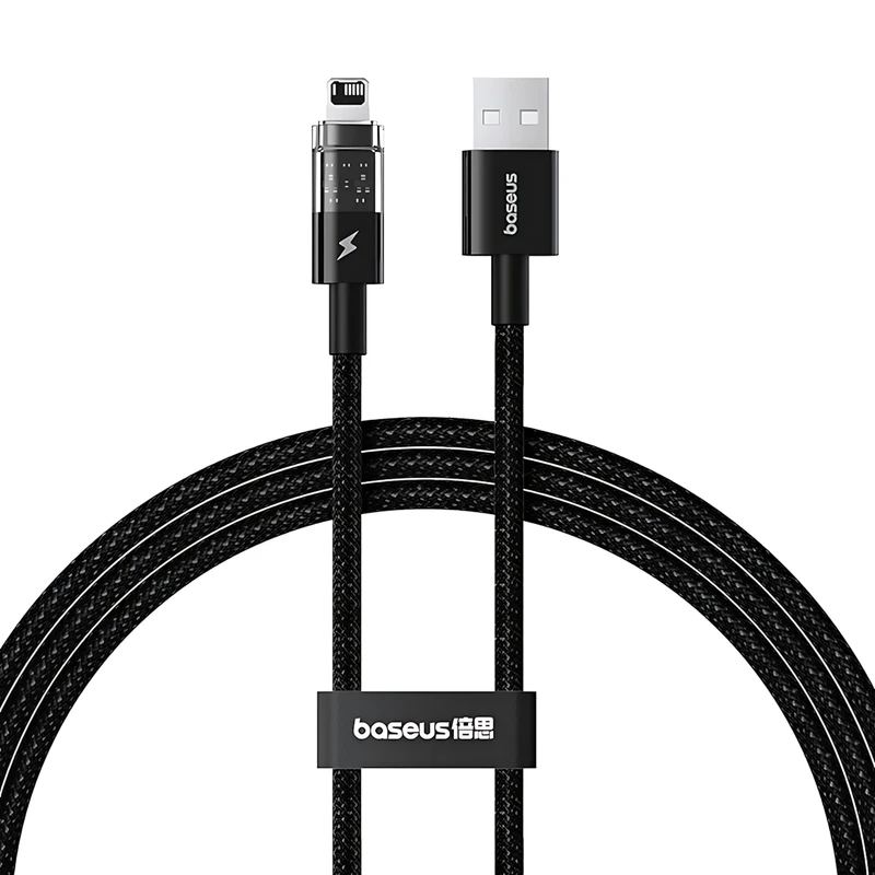 کابل تبدیل USB به لایتنینگ باسئوس مدل Gem طول 1 متر