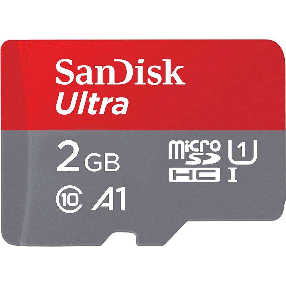 کارت حافظه microSDXC سن دیسک مدل Ultra A1 C10 U1 120MB ظرفیت 2 گیگابایت